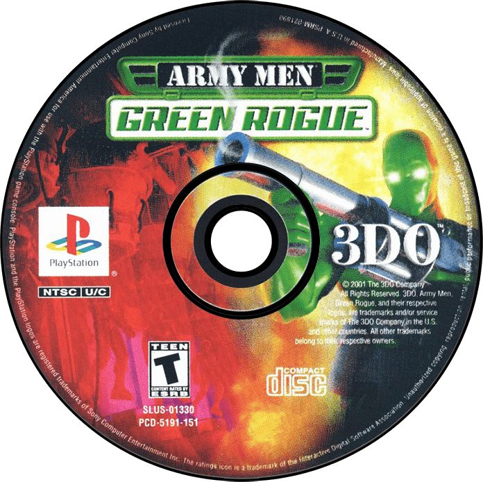 Army Men Green Rogue media 5 for Playstation